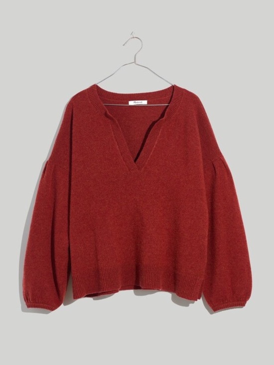 Madewell Sweaters - Madewell Balloon Sleeve Sweater Size XL